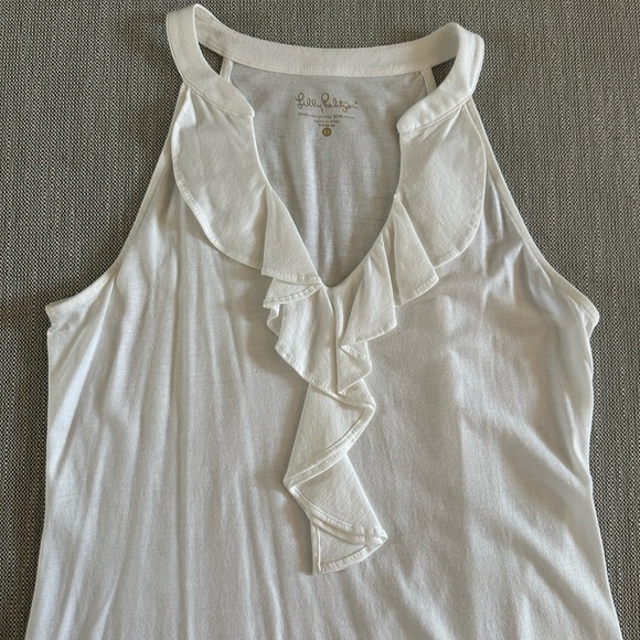 Lilly Pulitzer Ruffle Tank Top - Picture 2 of 6